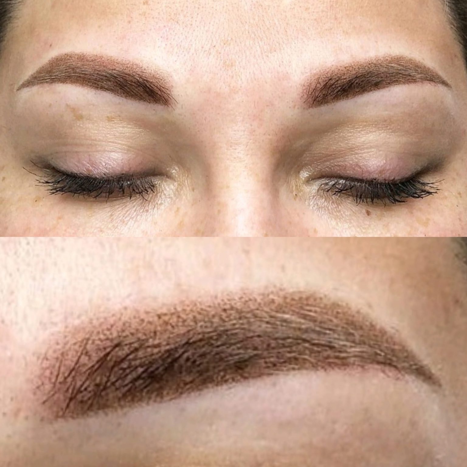 Frau nach Permanent Make-Up-Behandlung in Hannover